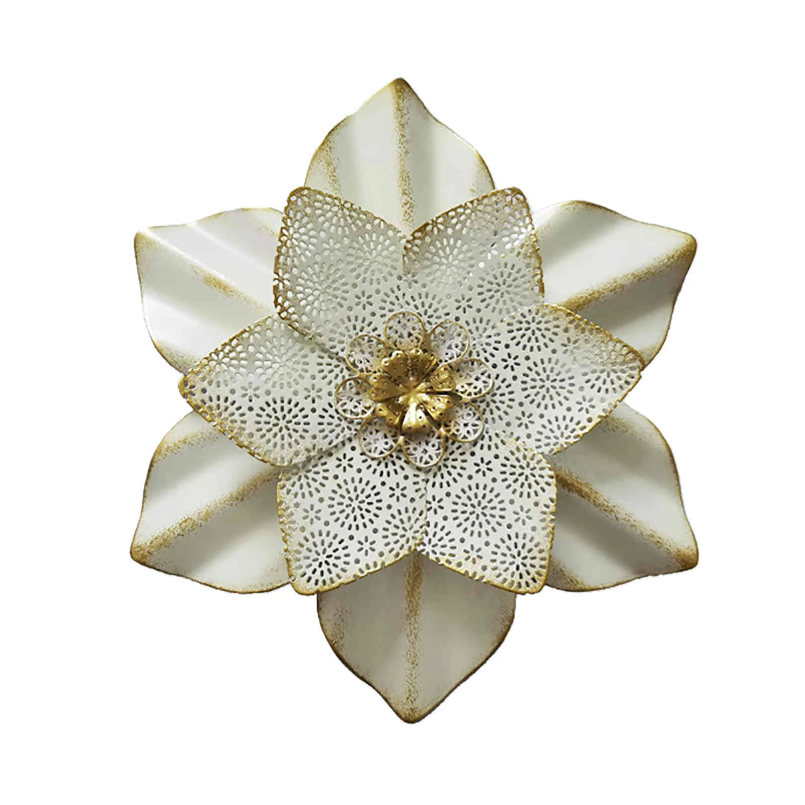 

Creative Interior Flower Decoration Metal Simulation 1PC Wall Home Decor