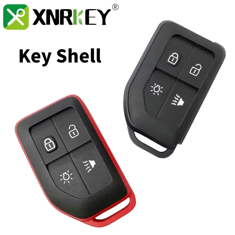 XRNKEY для Volvo Key Shell автомобильный чехол смарт-ключа красная рамка/черная рамка 4