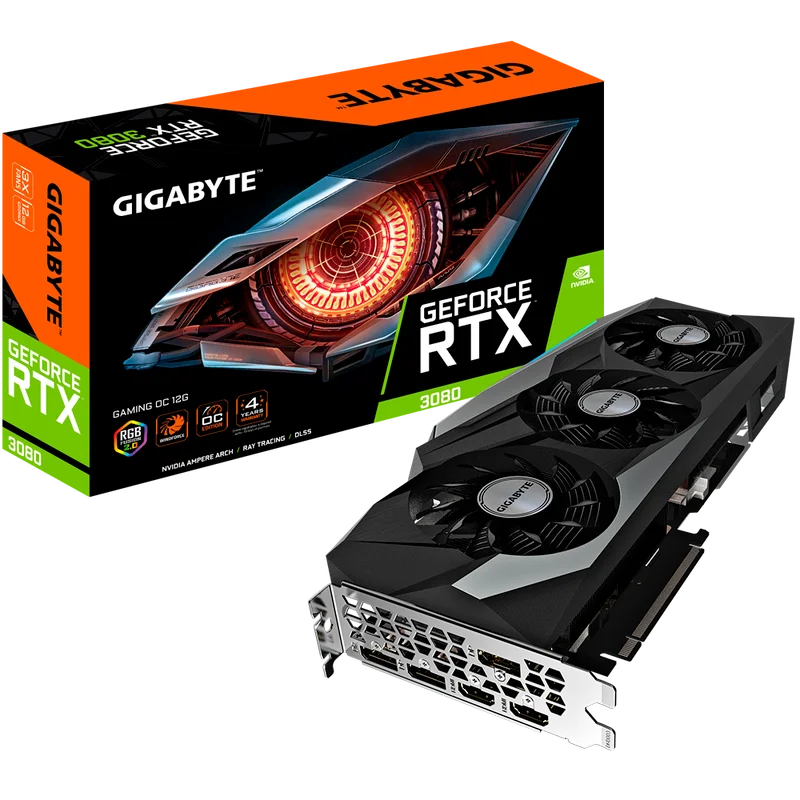 

RTX 3080 GAMING OC 12G Magic Eagle OC LHR Locked Graphics Card