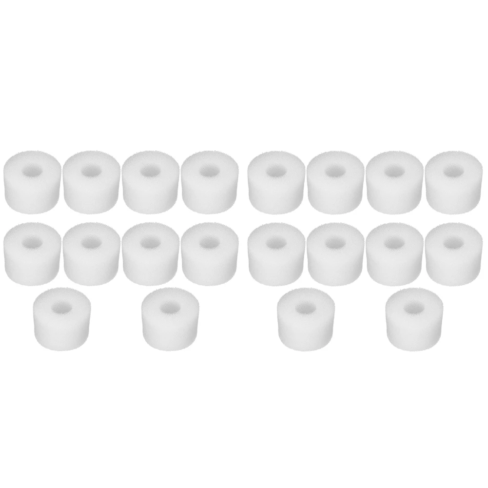 

20 шт., многоразовая моющаяся губка с фильтром для бассейна Intex S1