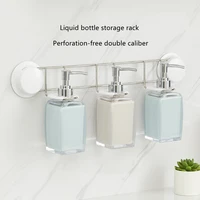 stainless steel bathroom hooks wall mounted self adhesive shampoo bottle holder rack hanger organizer storage accessories hook