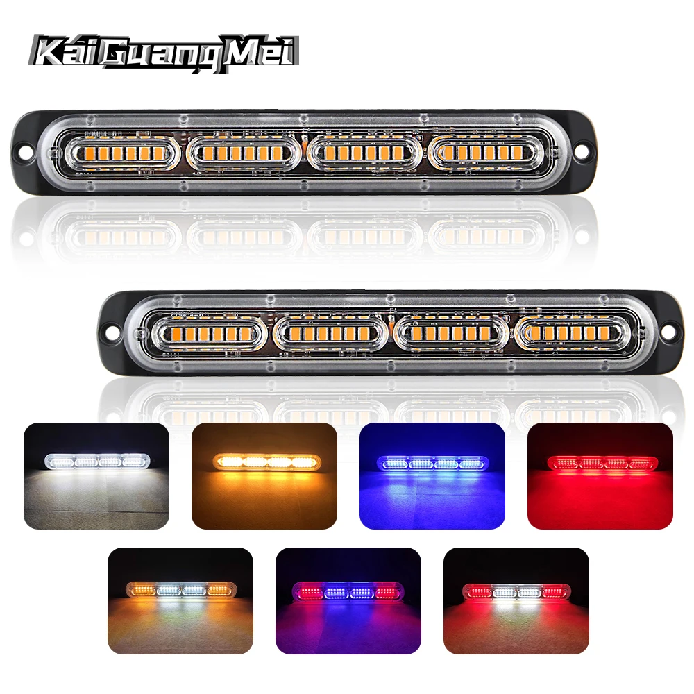 Светодиодный автомобильный стробоскоп сигнальная лампа с 24 светодиодами для