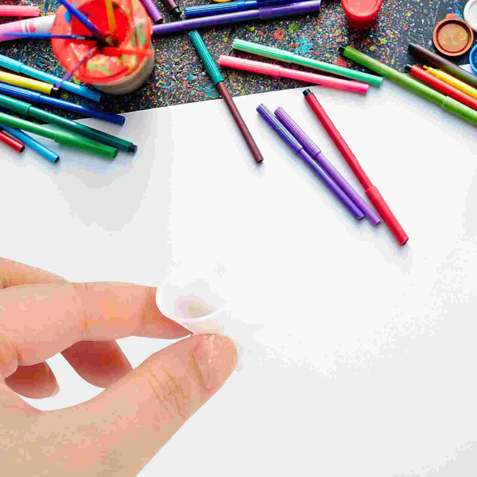3 Pcs Paint Pouring Cup Mixing Mugs Painting Split Cups Reusable Silicone Filter Accessories Silica Gel Supplies for