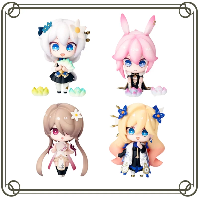 

Оригинальные фигурки фигурок Honkai Impact 3rd Festival Theresa Bianka Rita Q version miHoYo, детские игрушки, рождественский подарок