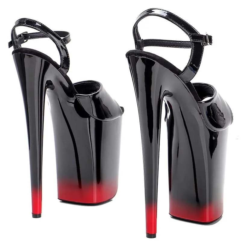 LAIJIANJINXIA PU Uppre New Color High Heel Sandals 23cm /9inch Sexy Model Show Shoes And Pole Dancing 017