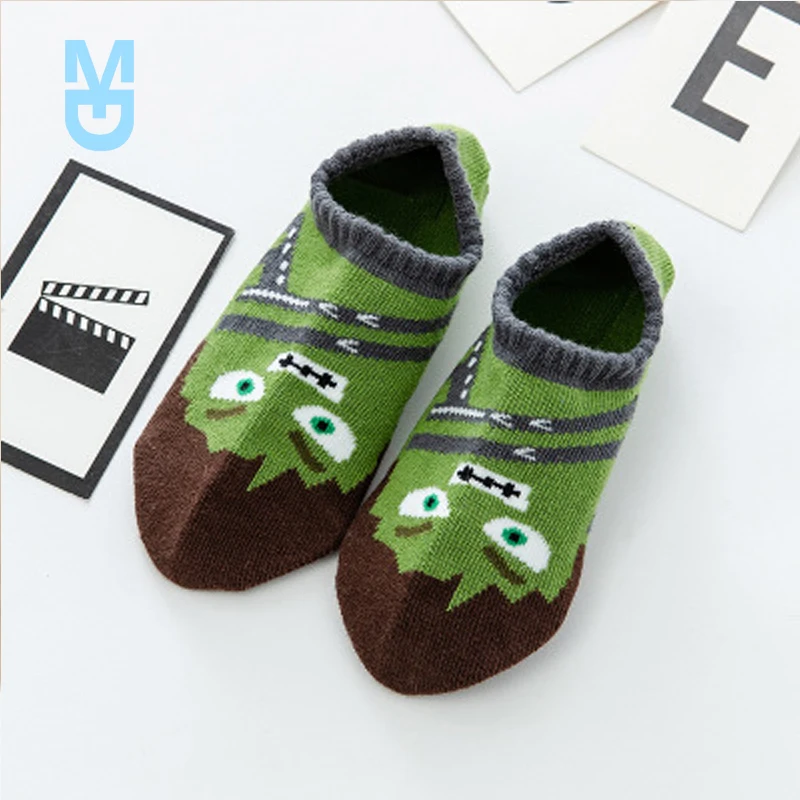 

New 2 to 8 Years Kids Cotton Socks Spring/Summer Boys Breathable Mesh Short Socks Child Boat Socks Girls Cartoon Invisible Socks