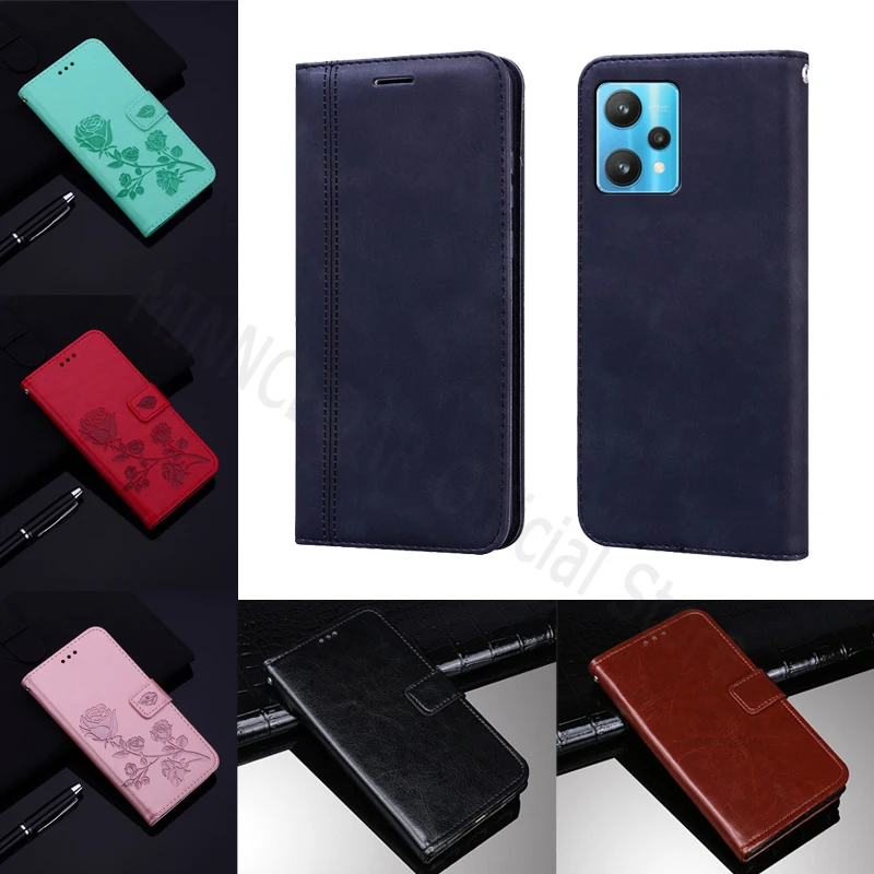 wallet cover for realme 9 pro case leather flip magnetic card stand phone protective book for realme9 pro case rmx3472 rmx3471 free global shipping