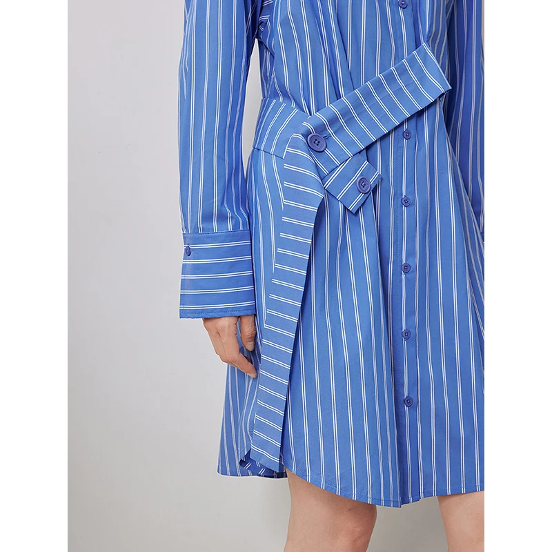 Женское платье-рубашка Toyouth из хлопка
