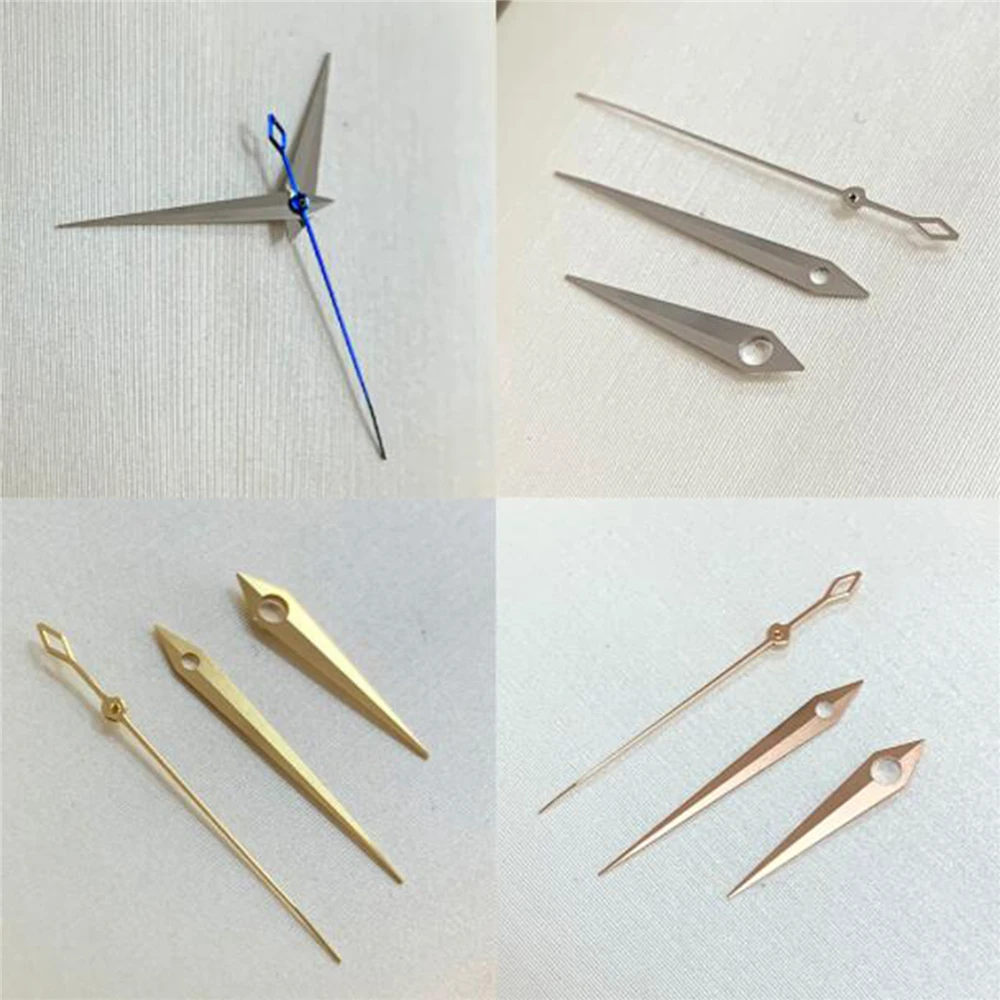 

Dauphine Watch Hands Silver Gold Rose Gold Pointer Modify Needle For NH35 NH36 4R36 Automatic Movement