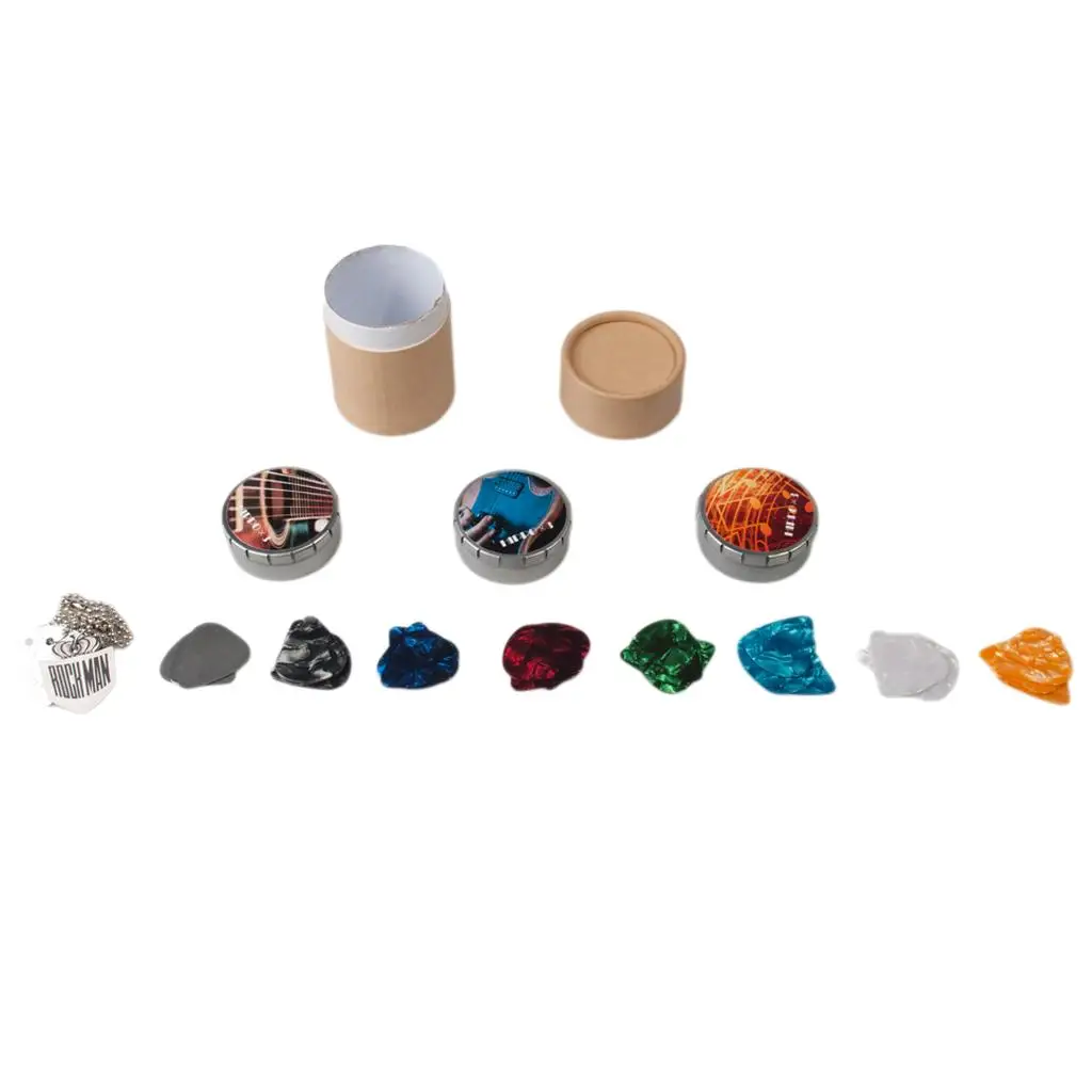 

Прочный гитарный набор из нержавеющей стали, набор металлических чехлов и ожерелий