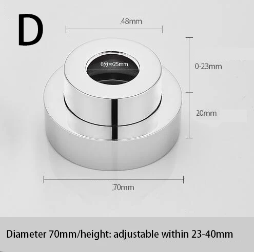 

Медная декоративная пластина основание шасси панель круглая регулируемая высота смеситель для ванной/кухни аксессуары для душа