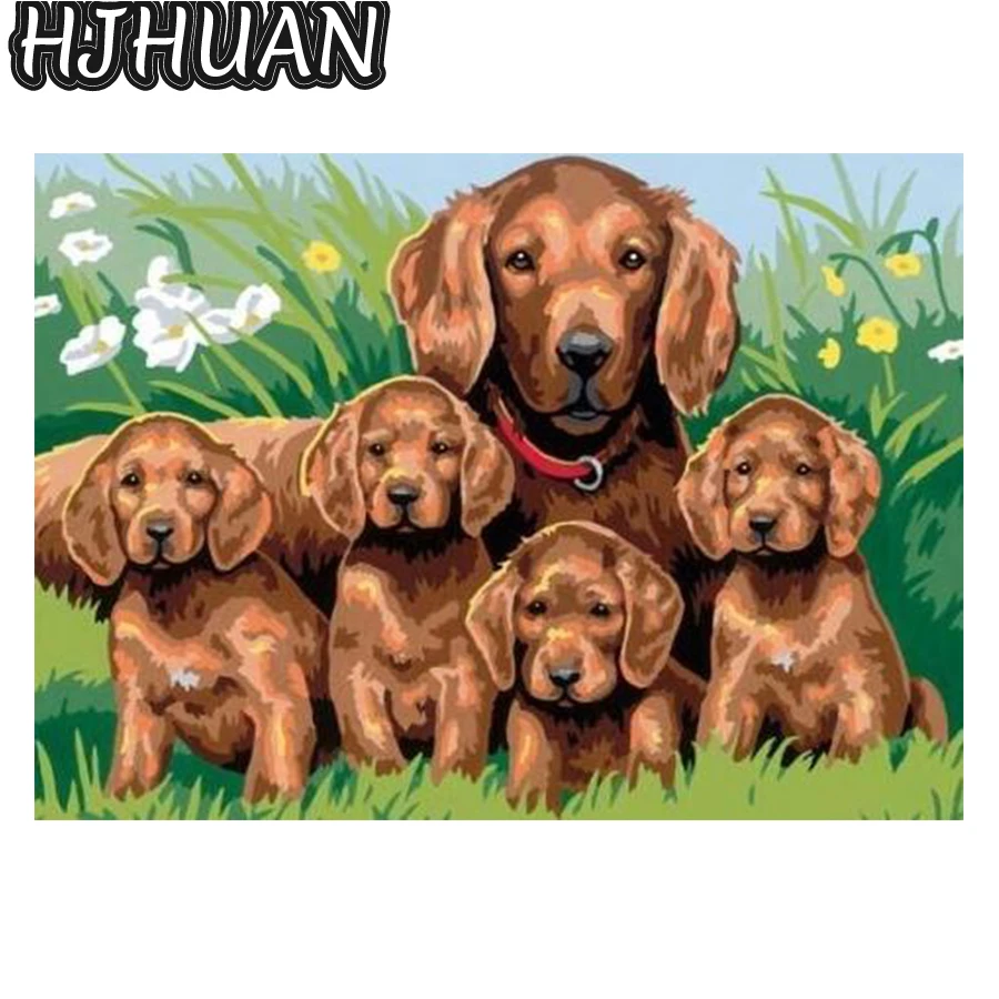 

New 5D Diy Diamond Painting Dog animal Full Square/Round Diamond Embroidery Cross stitch Mosaic Kit HD Quality Handmade Products
