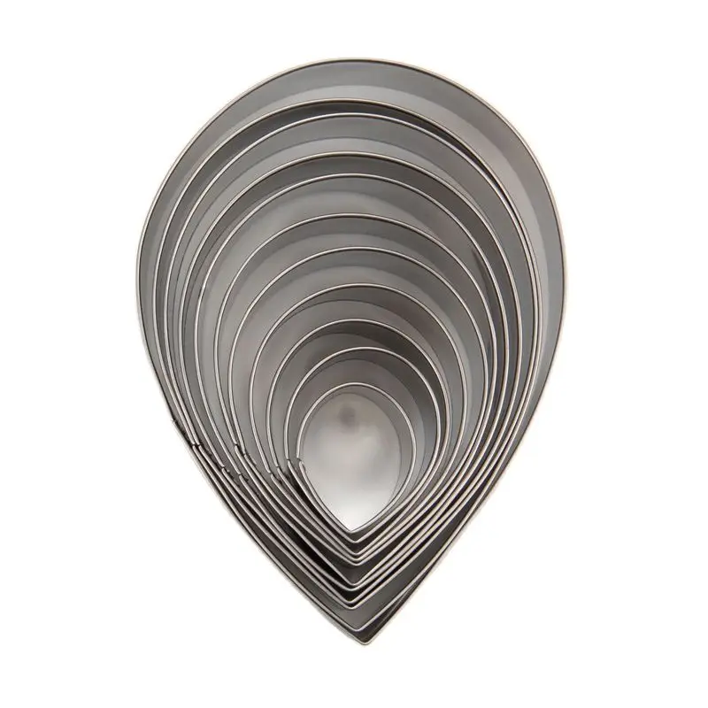 MRF 10 шт. формочки для печенья из нержавеющей стали набор форм украшения торта HB0958N