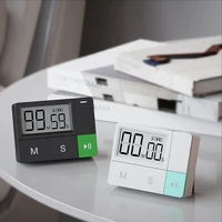 digital screen kitchen timer large display digital timer sleep stopwatch clock square cooking countup countdown student clock