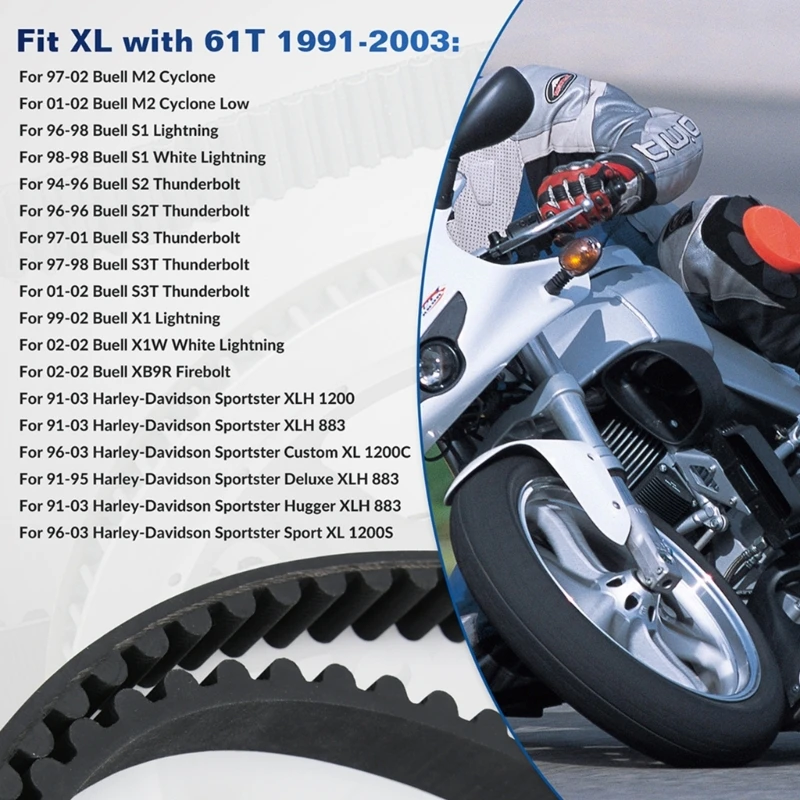 Прочный задний приводной ремень для скутера морторбайка прочная замена подходит