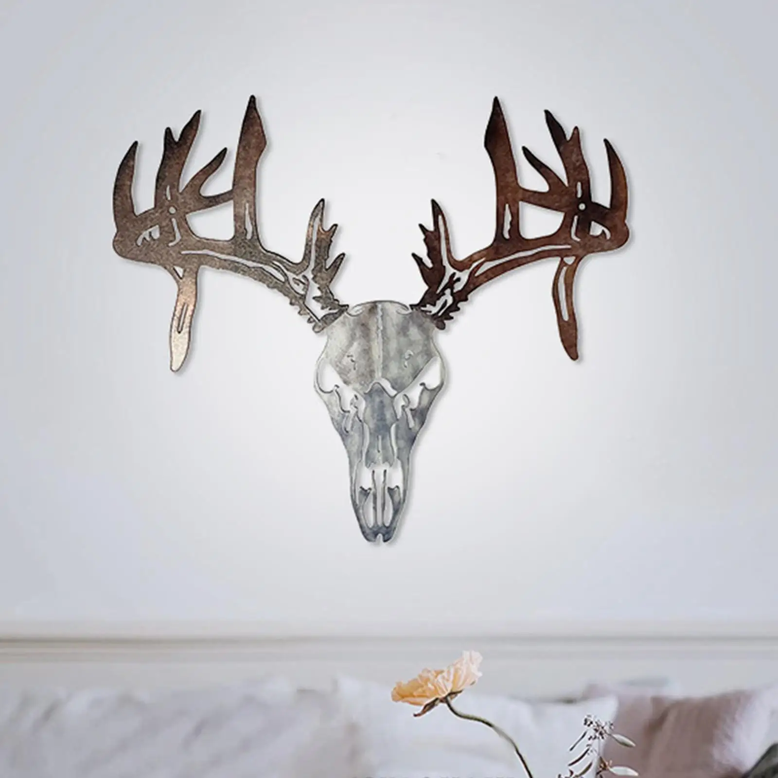 

Deer Skull Hangers Wall Hanging Modern Centerpiece Wall Sculptures Elk Head Wall Mount for Decoration Door Living Room Corridor