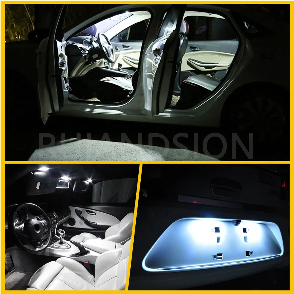 2 шт. светодиодный купольный светильник для автомобиля 3030 чип 6000K C5W C10W внутренняя карта 283136394144 мм гирлянда 6-30 В освещение открытой двери теплый белый (art.: 3920d34f84dff) - 3920d34f84dff