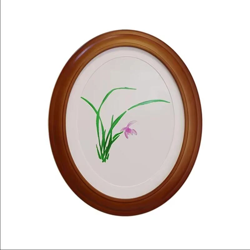 

Деревянная овальная фоторамка 7-10 дюймов