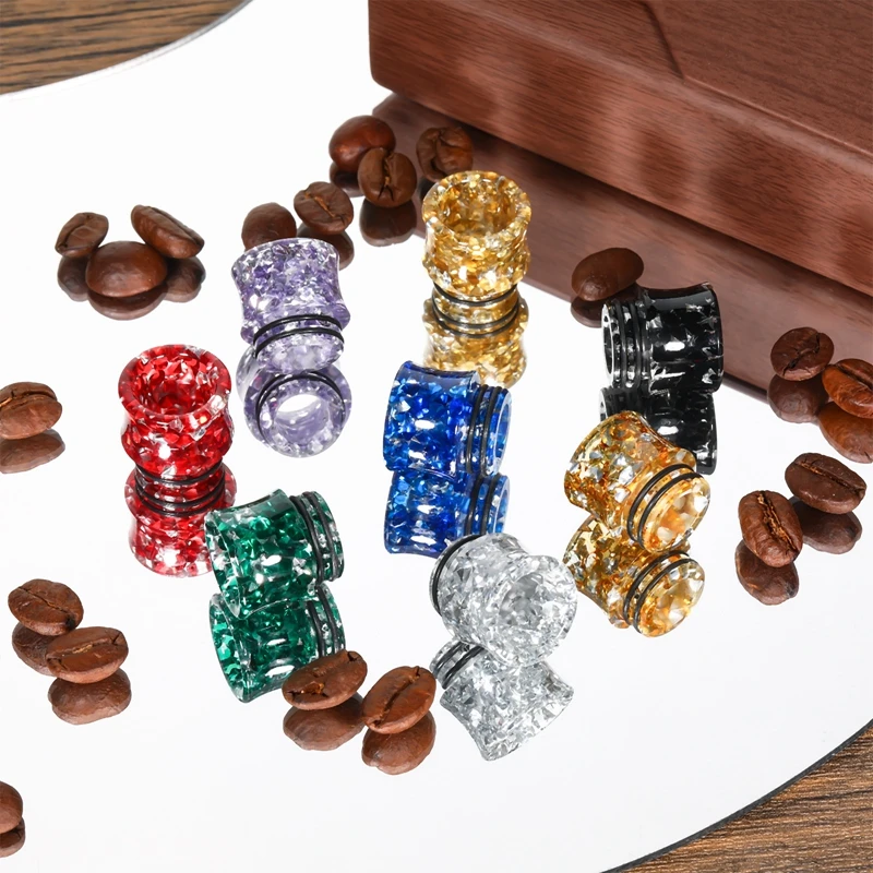 Замена коннектора Resin 810 Diamonds типа Waist для моделей Ice Maker Coffee Mod Machine подходит для баков Tfv8 и Tfv12.