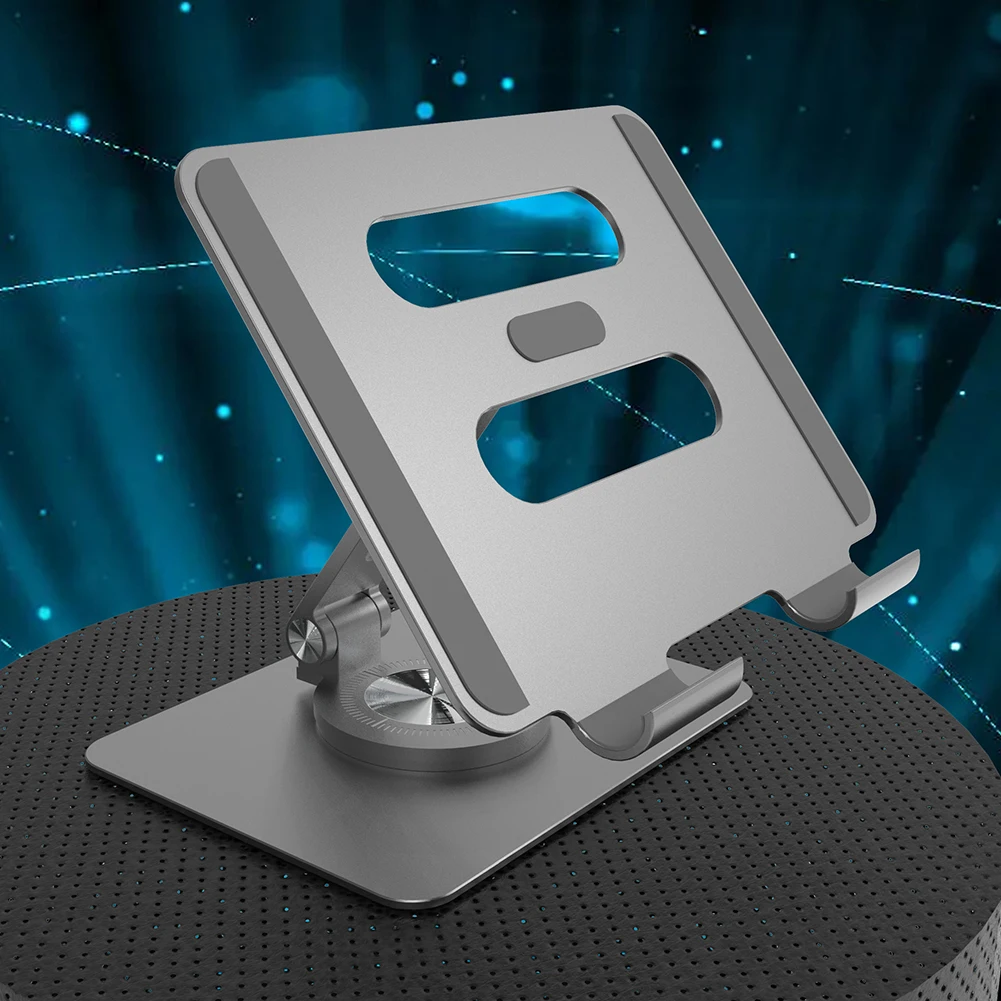 

Портативная подставка для ноутбука, вращающаяся подставка для планшета из алюминиевого сплава, регулируемые аксессуары для рассеивания те...