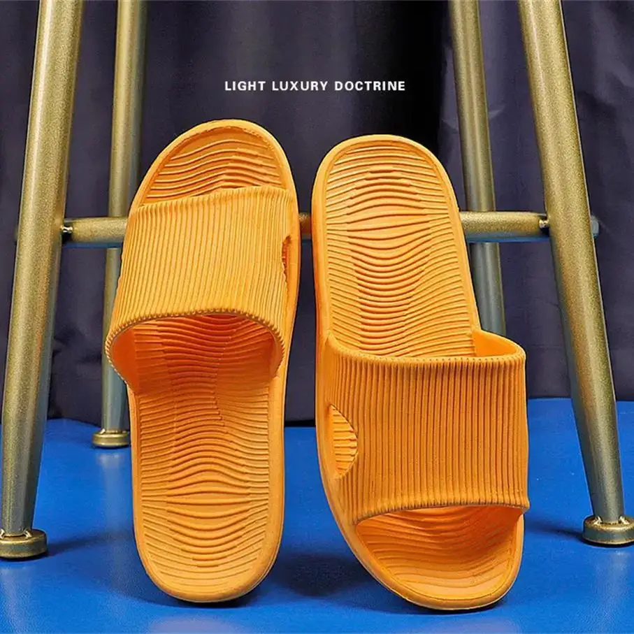 

Шлепанцы без застежек для мужчин и женщин, мягкие сандалии из ЭВА, удобные Тапочки для пар, бытовая обувь из двух предметов, на лето