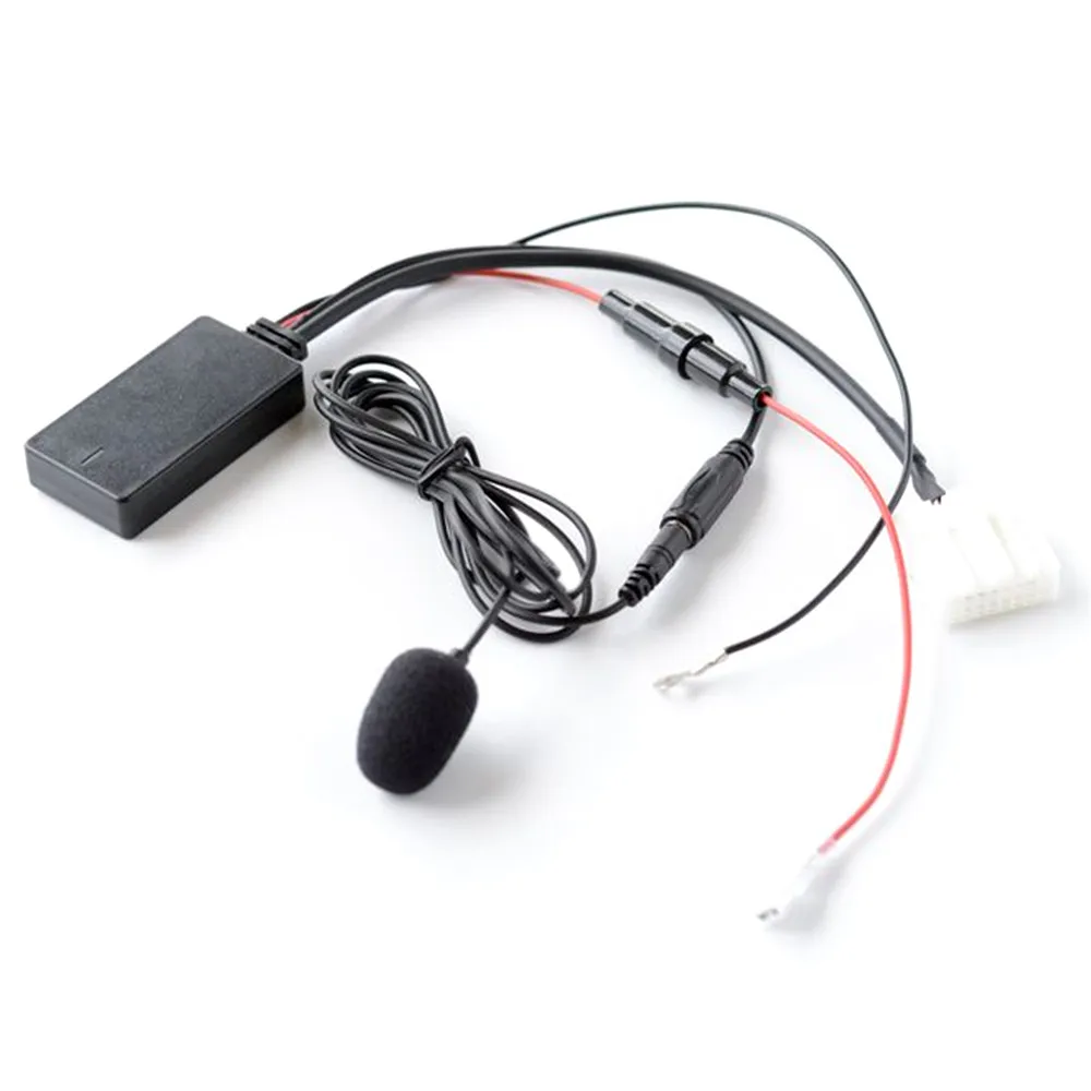 Автомобильное стерео радио Bluetooth аудио удлинитель провод микрофон  телефонные звонки Hands Free Mic адаптер для Mazda 2 3 5 6 8 | AliExpress