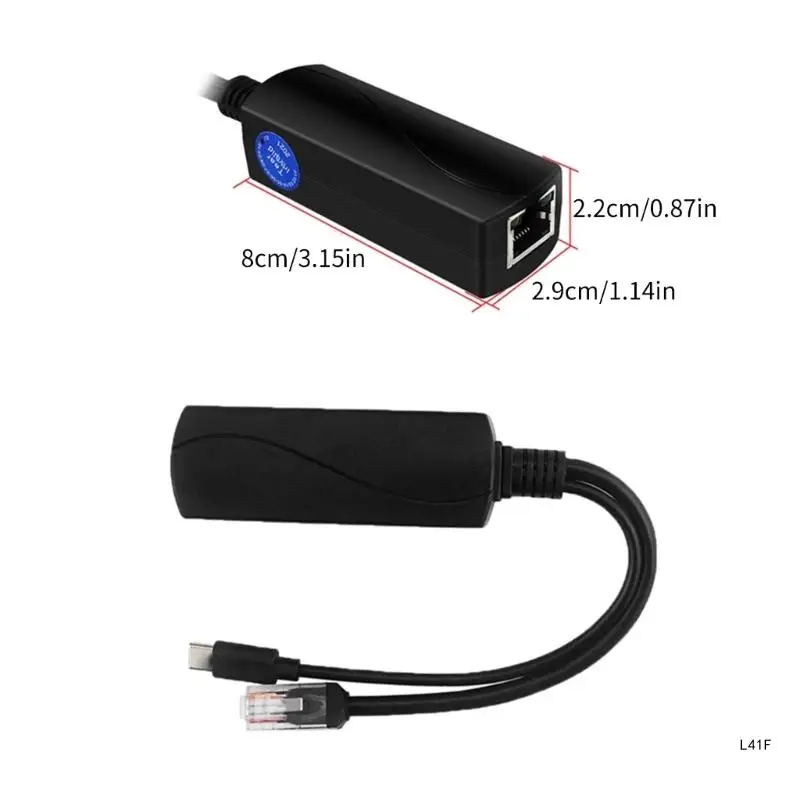 Разветвители PoE 10/100/1000 Мбит/с разъемы TypeC 5V4A USB на 5 человек