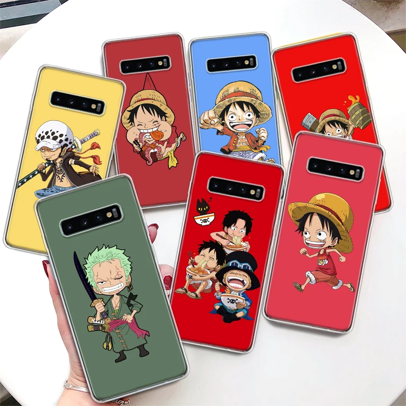 

Cartoon Cute One Piece Coque Phone Case For Samsung Galaxy Note 20 Ultra 10 Plus 9 8 M12 M21 M30S M31 M32 M51 M52 J4 J6 + J8 Cov