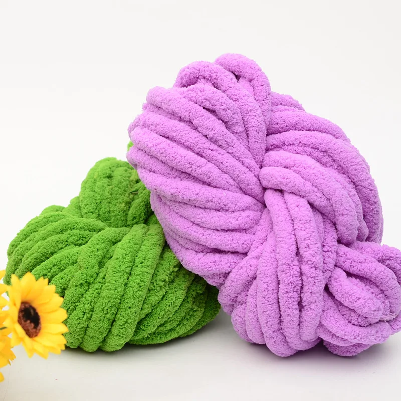 

New 250g Super Soft Warm Chenille Blanket Yarn DIY Coarse Wool Yarn Knitting Blanket Animal Nest Line Thick Yarn