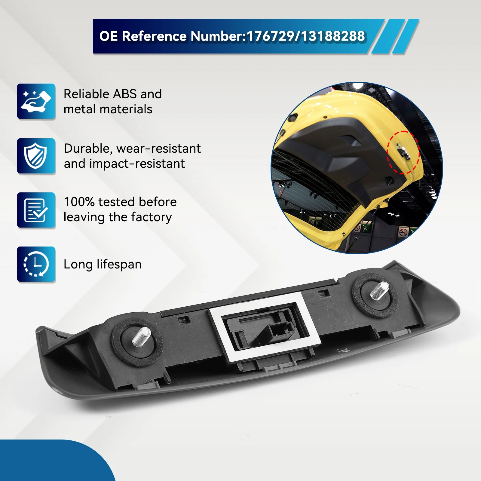 13188288 176729 для Opel Vauxhall Corsa D MK III 2007-2015 переключатель ручки багажника заднего