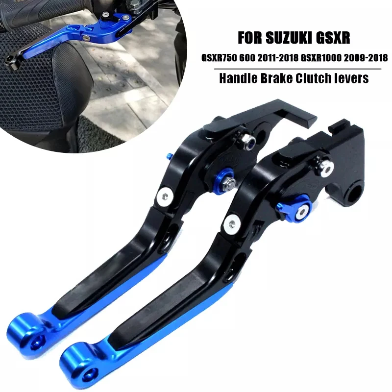 

For SUZUKI GSXR GSX-R 600 750 1000 K1 K2 K3 K4 K5 K6 K7 K8 K9 Motorcycle with LOGO CNC Adjustable Folding Brake Clutch Levers