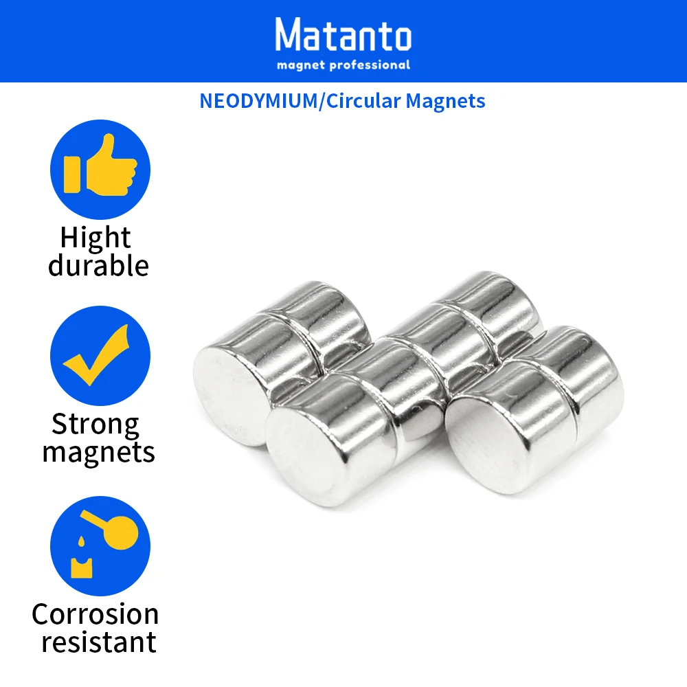 

20/50/100/200/300/500PCS 6x4 mm Small Round Permanent Magnet N35 Disc Neodymium Magnet 6x4mm Strong Magnetic Magnet Strong 6*4