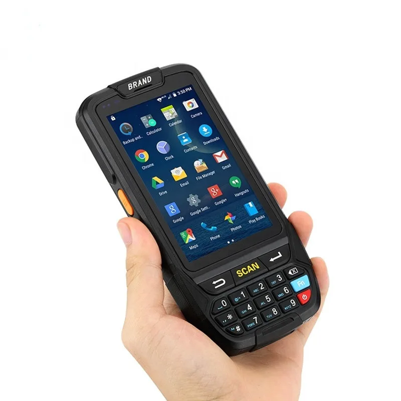 

Складской портативный сборщик данных, Беспроводной Wi-Fi 4G BT мобильный PDA Android 1D QR 2D сканер штрих-кодов