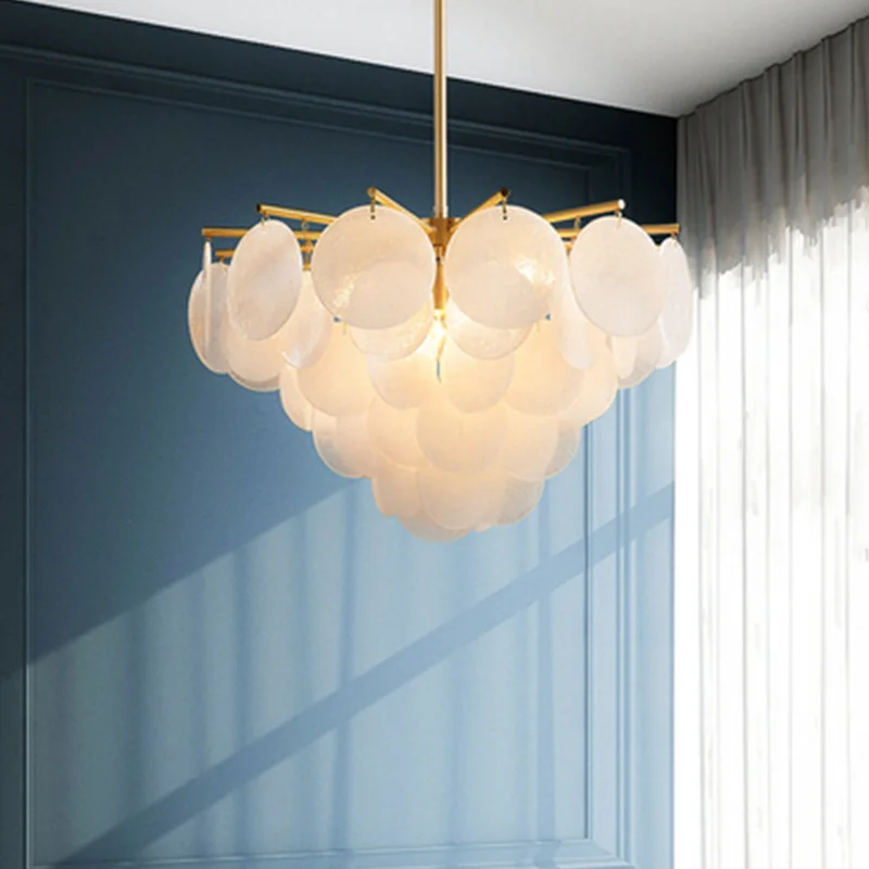 

Подвесная лампа в виде паука, латунный черный светильник с овальными шариками, в современном стиле, домашняя декоративная железная клетка д...