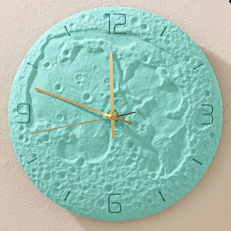 Настенные часы Moon круглые бесшумные художественные элегантные домашние