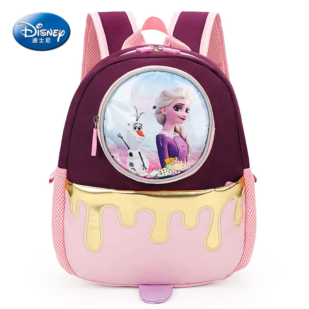 Детские школьные ранцы Disney для девочек милые легкие дышащие рюкзаки принцессы