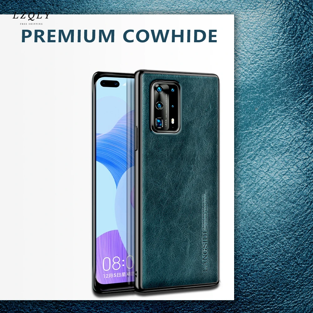 

Langsidi Brand Case for Huawei P40 Pro P30 Lite P20 Mate 40 30 Pro 20 Lite Genuine Leather Luxury Cover for Honor 30 V30 Fundas