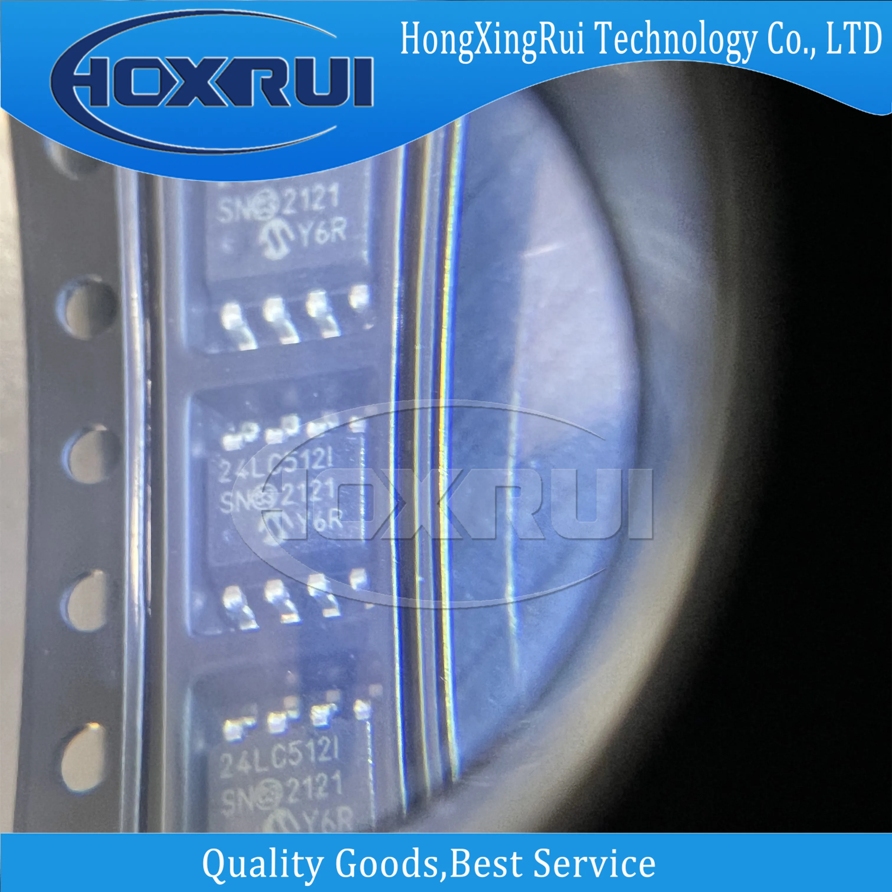 1 шт., 24LC512T-I/SN SOP-8 24lc512is 24LC512I 512Kb (64K x 8) ,400 кГц, I2C серийная фотография