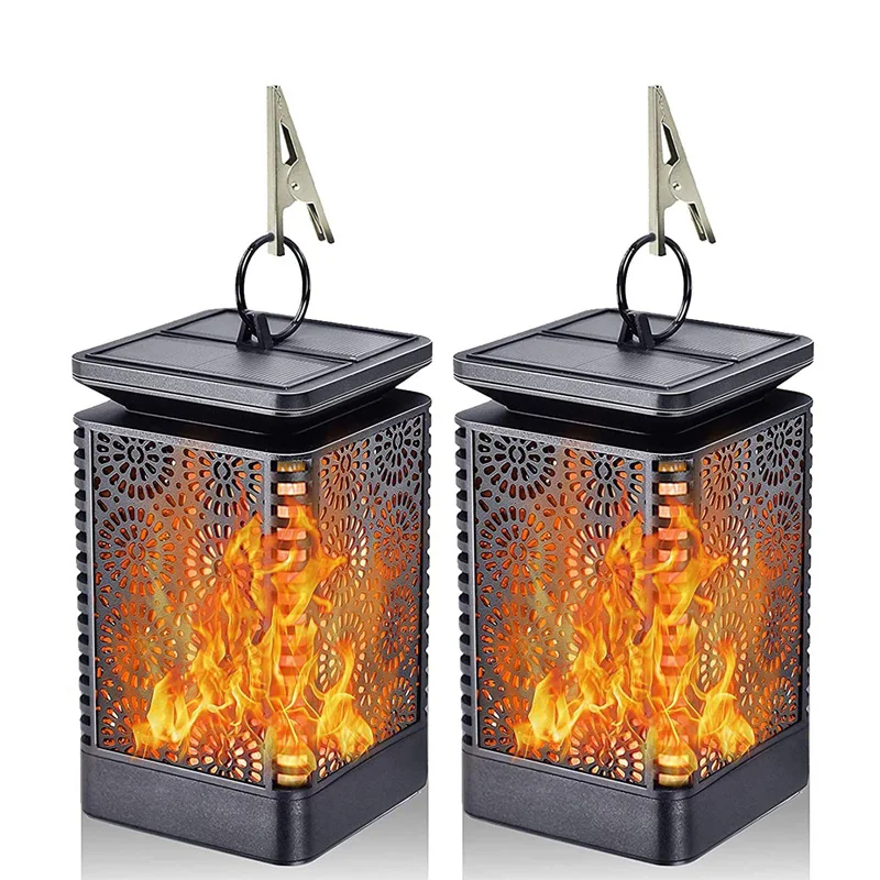 

Otdair Solar Wall Lantern Outdoor, Flickering Flames Solar Sconce Lights Outdoor, Hanging Solar Lamps Wall Mount for Front Porch