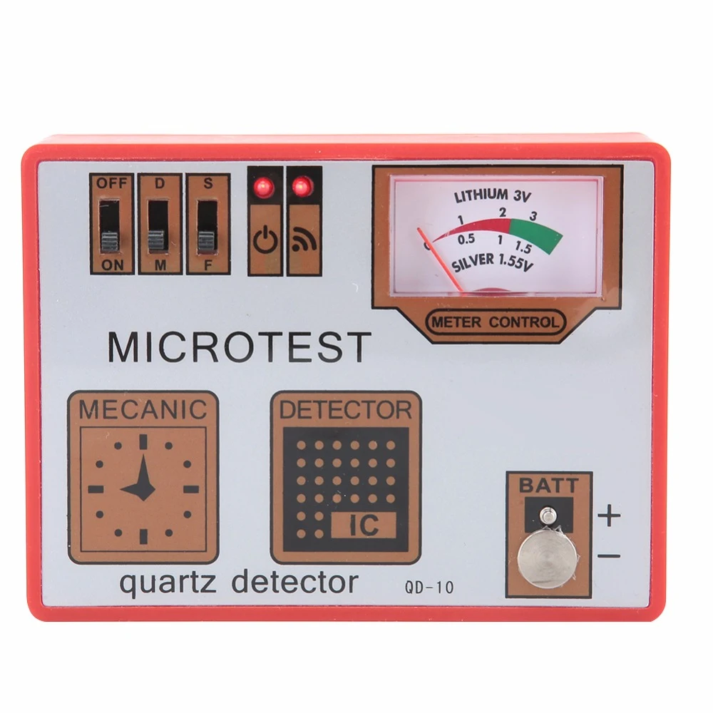 

QD-20/QD-10 Watch Tester Pulse Demagnetization Detector Battery Capacity Quarts Tester Machine Watch Movement Error Measure Tool