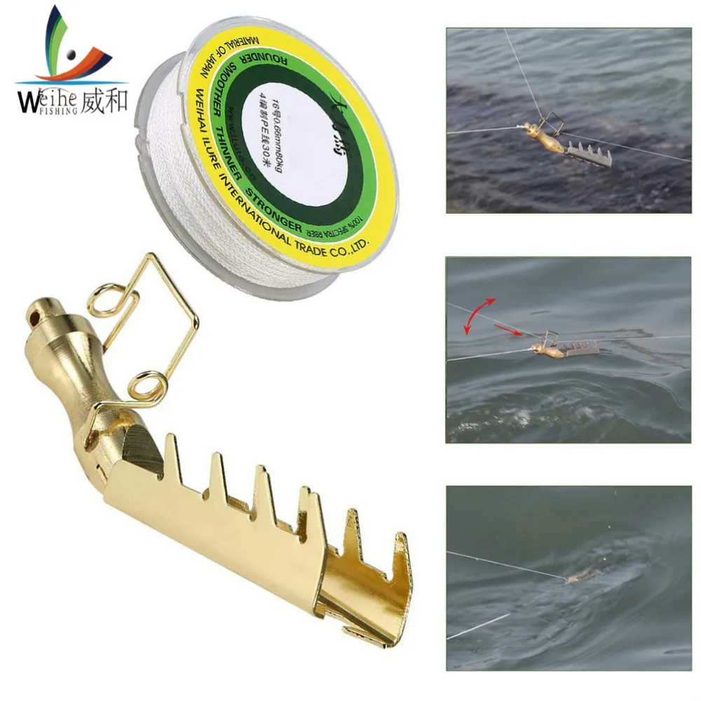 

Stainless Steel Hard Bait Retriever Rescue Lure Seeker Saver Practical Fishing Tackle with PE Line for Fishermen Tools