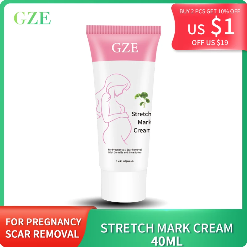 

GZE 40ML Stretch Mark Removal Cream Pregnancy Scar Repair Postpartum Anti-Wrinkle Pregnant Women Stretch Marks Treatment Cream