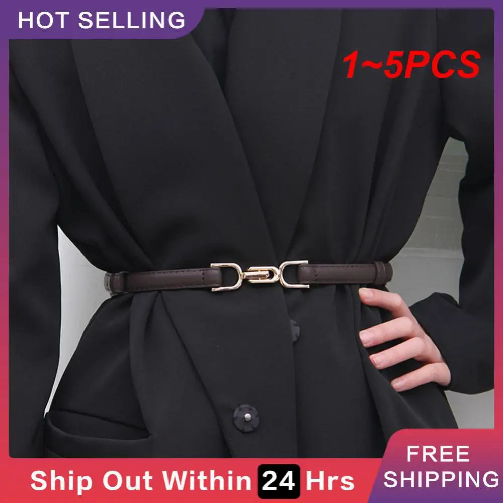 

1-5 шт. простой дизайн высококачественный минималистичный женский поясной ремень декоративный модный топовый тонкий ремень прочный элегантный