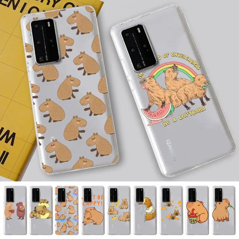 

Capybara Cute animal cartoon Phone Case for Samsung S20 ULTRA S30 for Redmi 8 for Xiaomi Note10 for Huawei Y6 Y5 cover