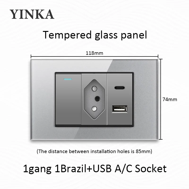 

Настенная розетка YNKA USB Type C