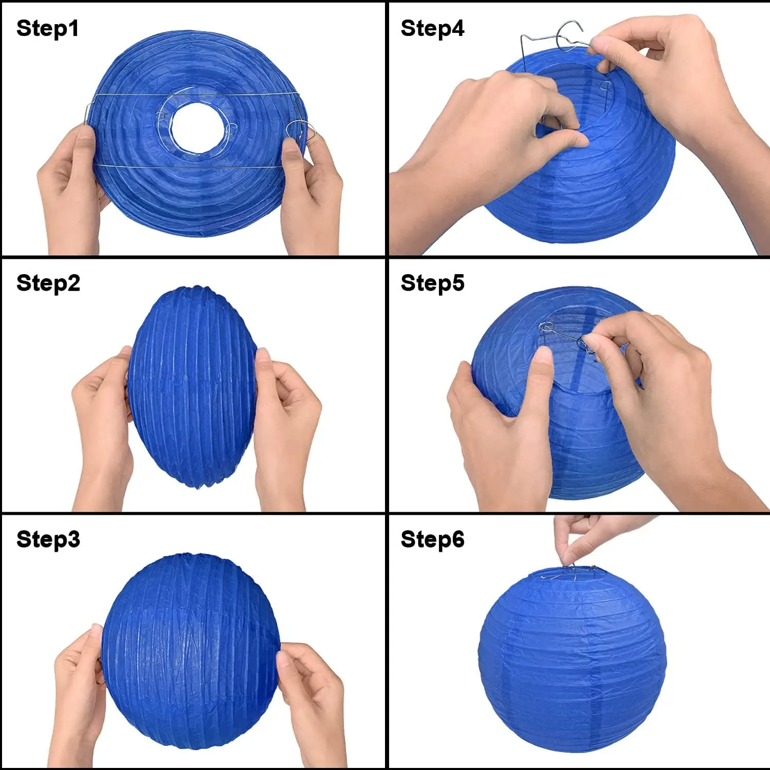 Круглые подвесные бумажные фонарики на день рождения и свадьбу патриотические