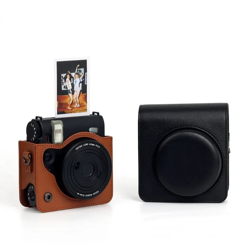 Чехол из искусственной кожи с ремешком на плечо для камеры Instax mini 99