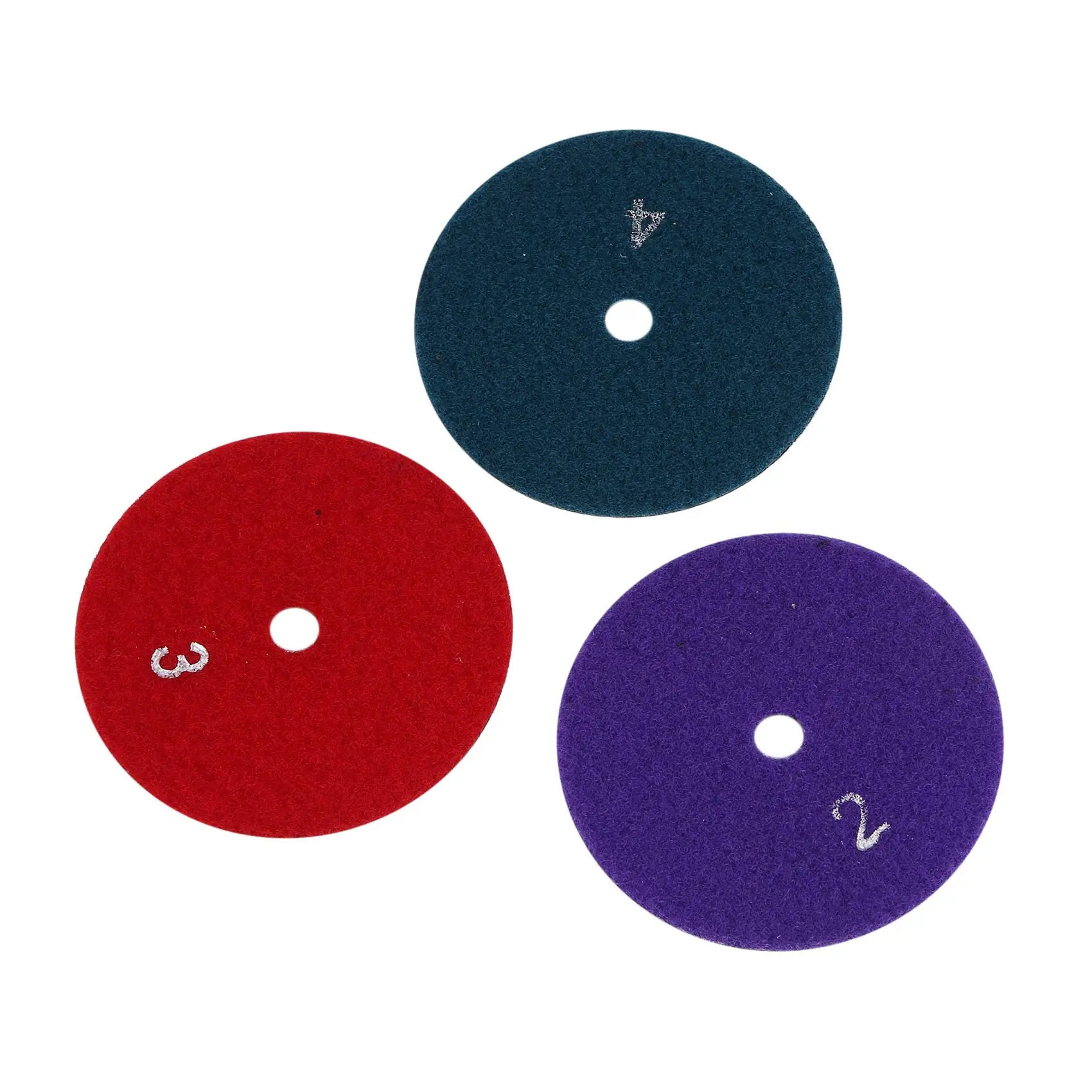 6 шт. алмазные шлифовальные диски для сухой полировки камня 100 мм