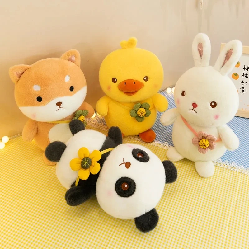 

Cute new Simulation cartoon White rabbit panda duck pillow plush comfortable soothing doll fashione decorate birthday gift