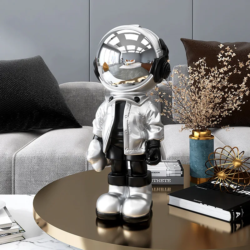 

Creative Resin Cartoon Astronaut Statues Home Decoration Figurine Desktop Decor Sculpture Nordic Indoor Ornaments Gifts
